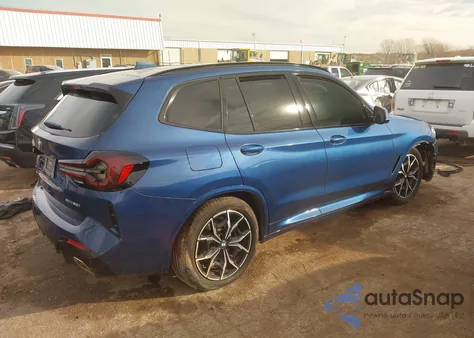 2022 BMW X3 xDrive30I из США, поврежденный, VIN 5UX53DP01N9M44080